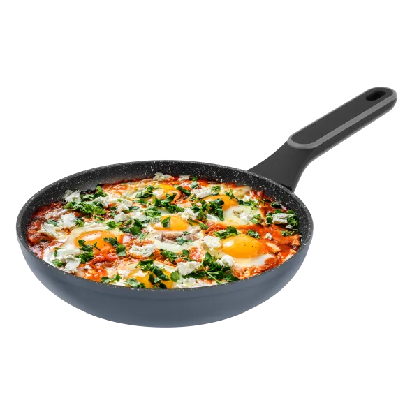 Сковорода MAUNFELD FRIDA MFP20FA02DG из кованого алюминия, 20 см Графитовый