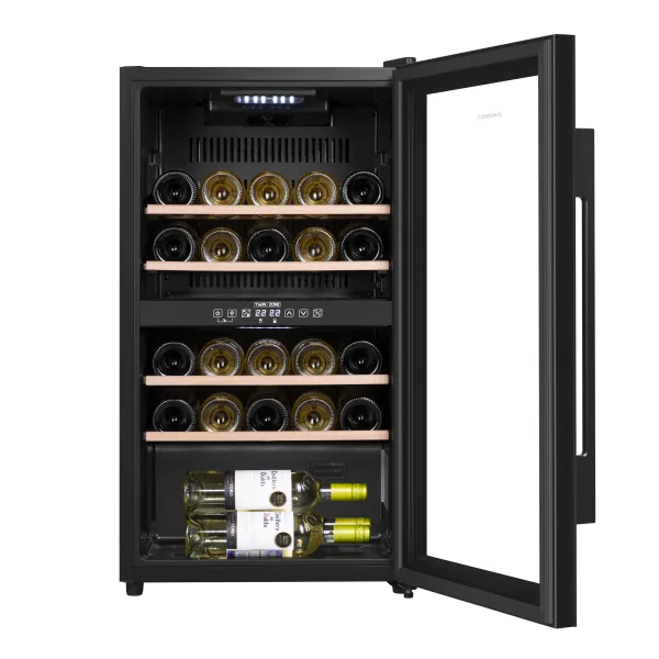 Винный шкаф MAUNFELD MFWC-85D28 Черный