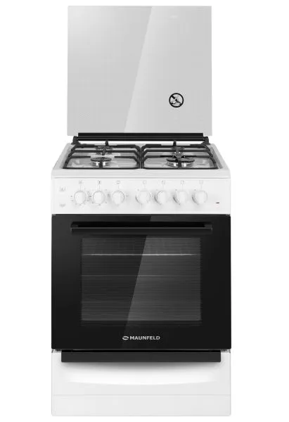 Газовая плита с электрической духовкой MAUNFELD MGC60ECW04 Белый