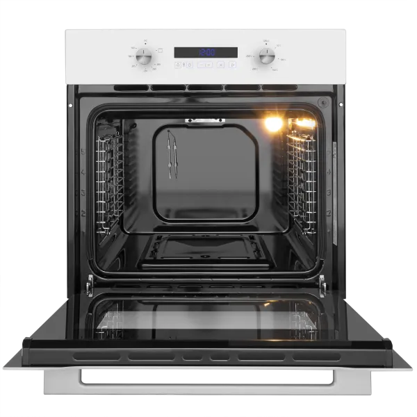 Шкаф духовой газовый с электрическим грилем MAUNFELD MOGM703W Белый