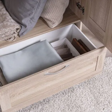 2.02.01.020.3 СИРИУС шкаф комбинированный "2 двери и 1 ящик сонома RU"