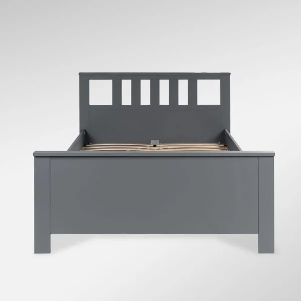 2.08.04.060.4 САГА кровать двойная 140х200 серая