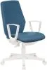 Кресло Бюрократ CH-W545 синий 38-415 крестов. пластик пластик белый