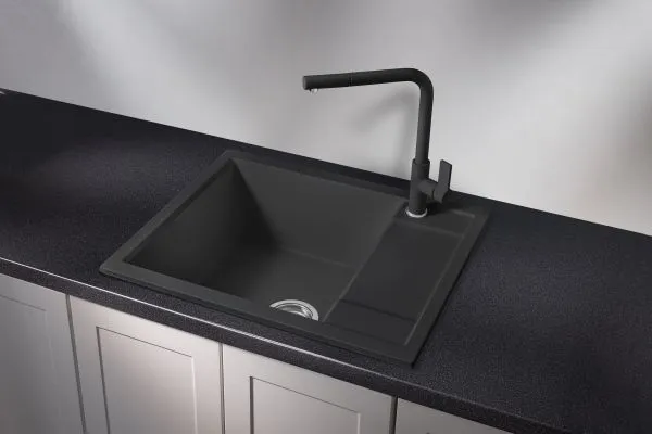 6002, ТУРМАЛИН, кухонная мойка, кварц