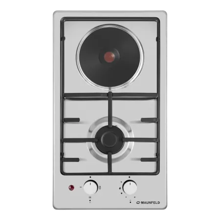 Комбинированная варочная панель MAUNFELD EEHS.32.3ES.KG Нержавеющая сталь