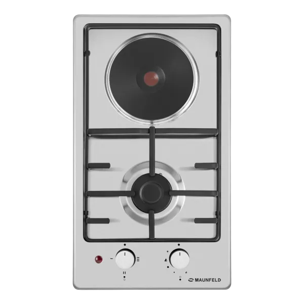 Комбинированная варочная панель MAUNFELD EEHS.32.3ES.KG Нержавеющая сталь