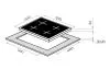 Индукционная варочная панель MAUNFELD MVI59.2FL Белый