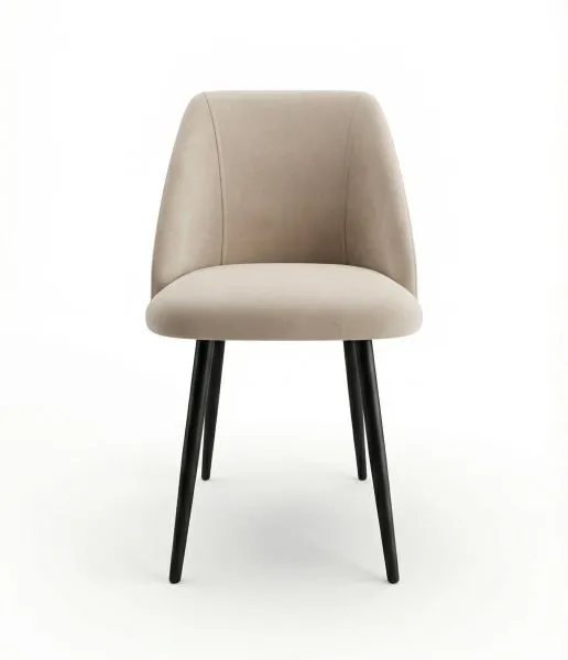 Стул DikLine 335 B03 BEIGE, ножки черные