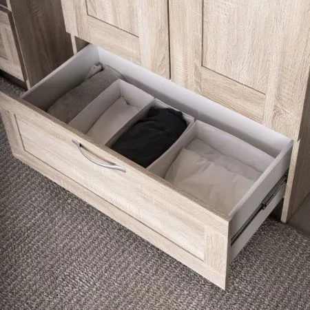 2.02.01.240.3 СИРИУС шкаф для одежды 2 двери и 1 ящик сонома RU