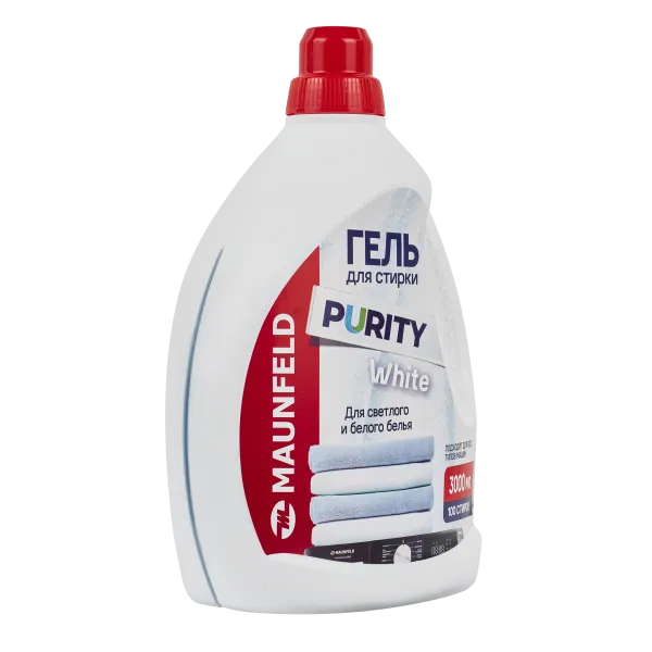 Гель для стирки Maunfeld Purity White 3000мл MWL3000PW Белый