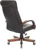 Кресло руководителя Бюрократ T-9928WALNUT/ECO черный экокожа крестов. металл/дерево