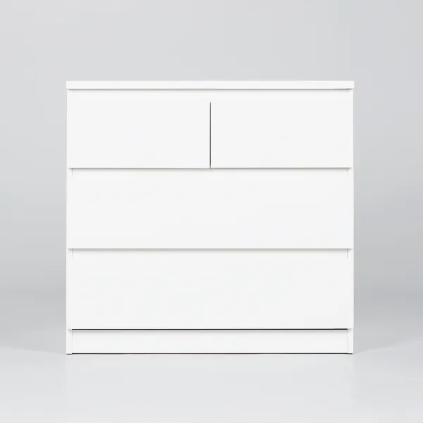 2.05.02.050.1 МАЛЬТА комод 2+2 ящика 80х76 белый RU