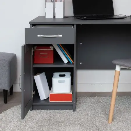 2.03.06.030.4 КАСТОР стол письменный 116х65 RU серый