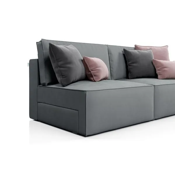 КОРСО Накладка для бельевого ящика, серая