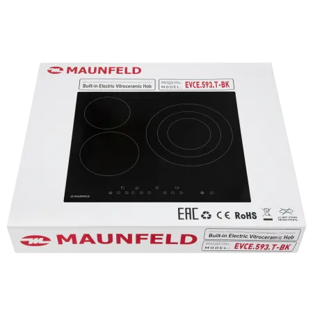 Электрическая варочная панель MAUNFELD EVCE.593.T-BK Черный