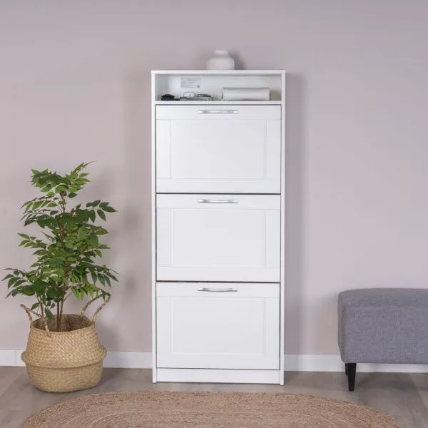 2.02.10.440.1 СИРИУС тумба для обуви 60х143 белая RU