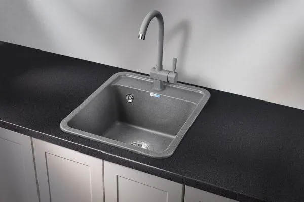 4202, ГРАФИТ, кухонная мойка, СтандАРТ кварц