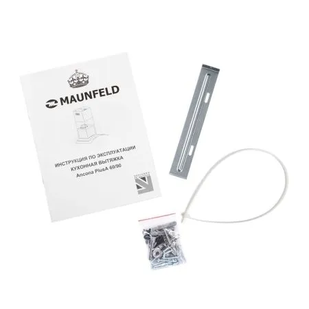 Кухонная вытяжка MAUNFELD Ancona PlusA 60 нержавеющая сталь\прозрачное стекло Нержавеющая сталь