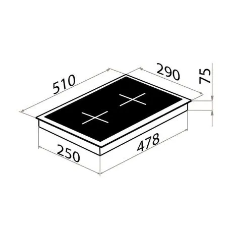 Электрическая варочная панель MAUNFELD EEHE.32VCB Бежевый
