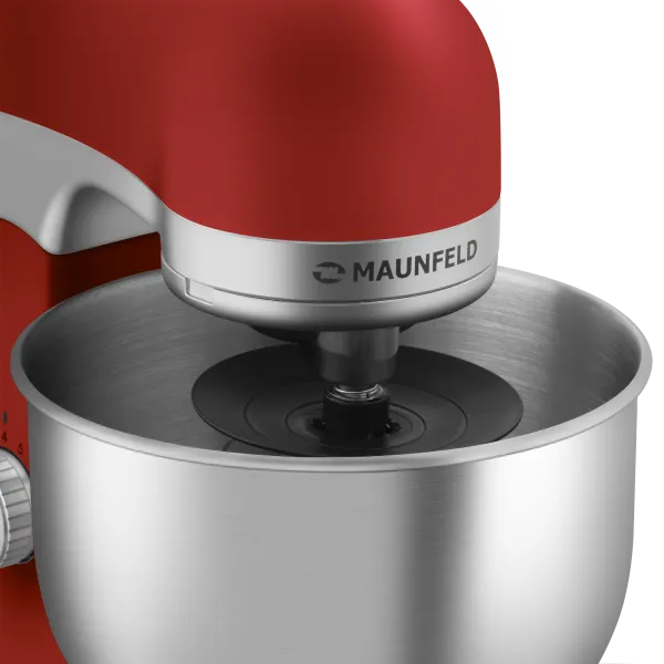 Миксер планетарный MAUNFELD MF-422CH Вишневый