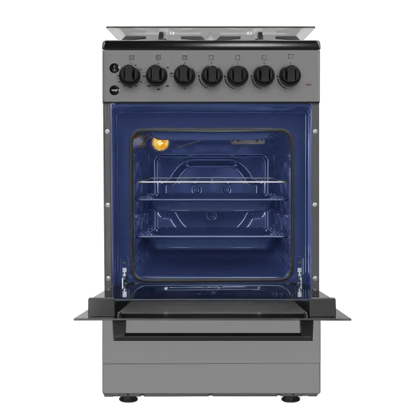 Газовая плита с электрической духовкой MAUNFELD MGC50EC02 Серый