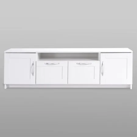 2.02.03.330.1 СИРИУС тумба 2 двери и 2 ящика 156х47 белая RU