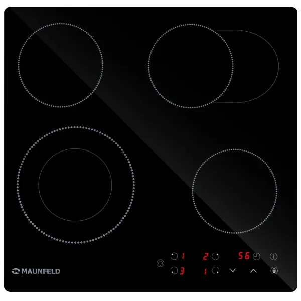 Электрическая варочная панель MAUNFELD EVCE594SMDPBK Черный