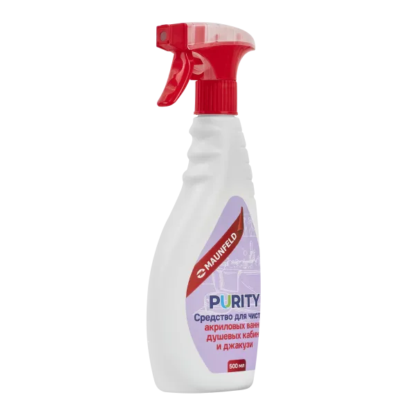 Средство для чистки акриловых ванн, душевых кабин и джакузи Maunfeld Purity 500мл MAC500SD