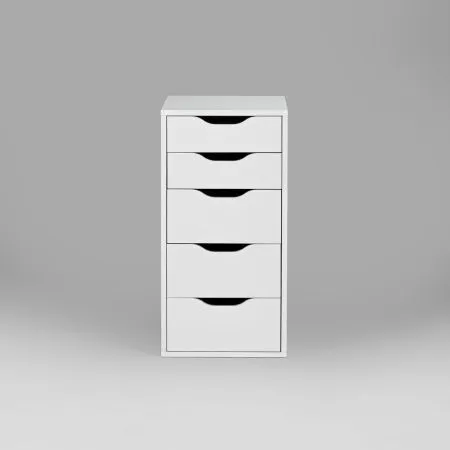 S00388 Ингар 5 комод 36x71x53, белый