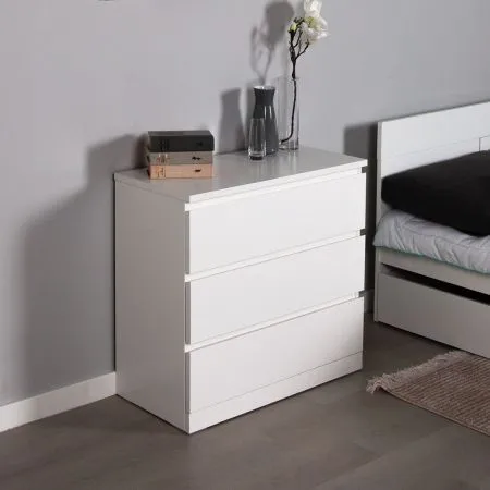 S00203 Варма 3 комод 80х77х40, белый