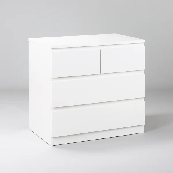 2.05.02.050.1 МАЛЬТА комод 2+2 ящика 80х76 белый RU