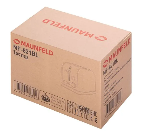 Тостер MAUNFELD MF-821 Голубой