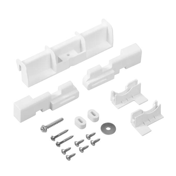 Соединительный элемент с выдвижной полочкой MAUNFELD WM Серебристый