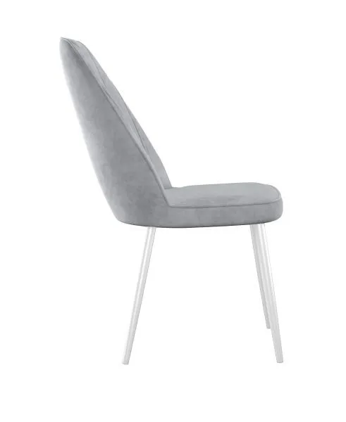 Стул DikLine 326 B22 GREY, ножки белые