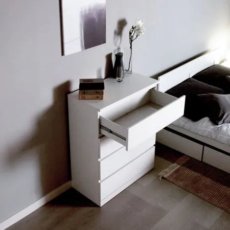 S00234 Варма 4 комод 80х100х40, белый