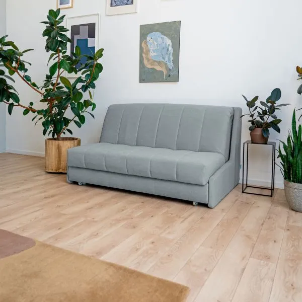 ВЕНЕЦИЯ Складная кровать светло-серая, 145