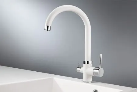 2168, АРКТИК (БЕЛЫЙ), СМЕСИТЕЛЬ КУХОННЫЙ