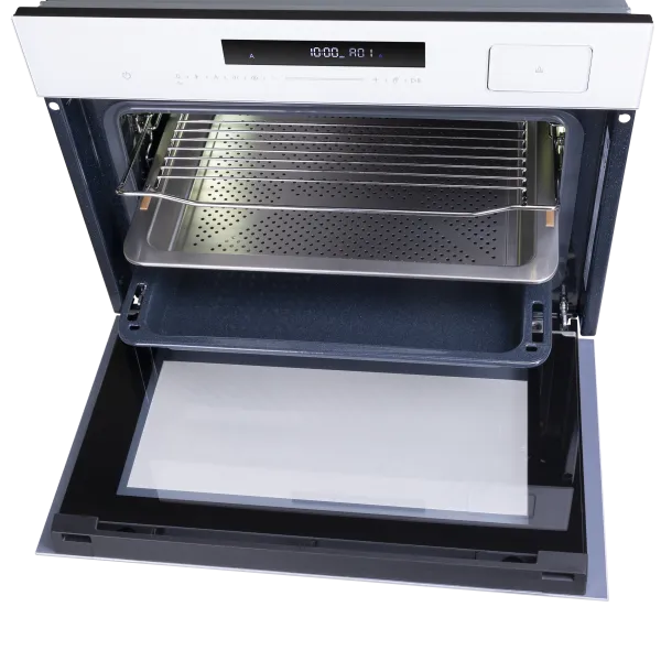 Шкаф духовой электрический с паром MAUNFELD MCMO5016STG Белый