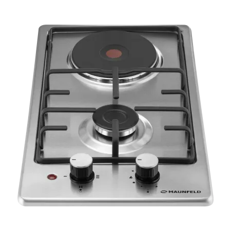 Комбинированная варочная панель MAUNFELD EEHS.32.3ES.KG Нержавеющая сталь