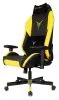 Кресло игровое Knight Neon черный/желтый соты экокожа с подголов. крестов. металл