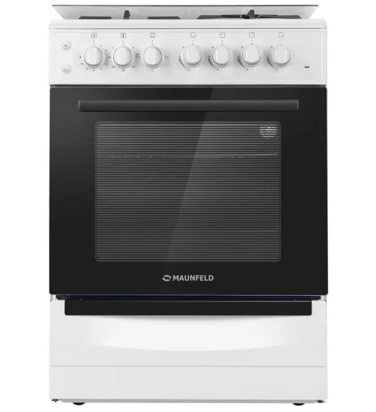 Газовая плита с электрической духовкой MAUNFELD MGC60ECW04 Белый