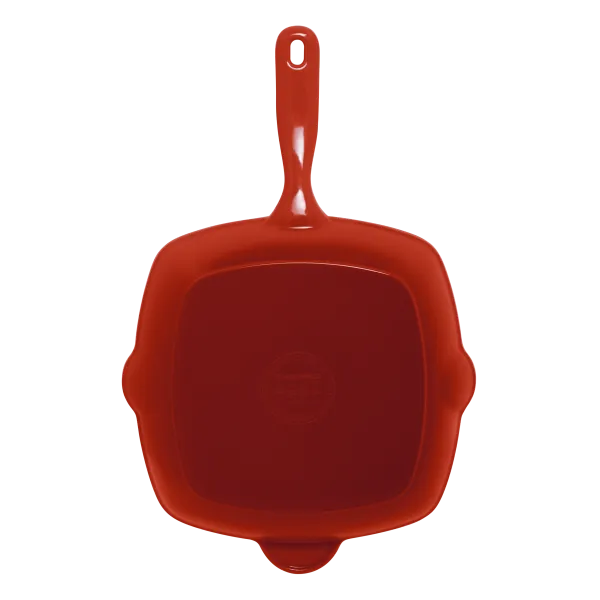 Сковорода-гриль MAUNFELD DEVON MGP27CE16R из эмалированного чугуна, 27х27 см Красный