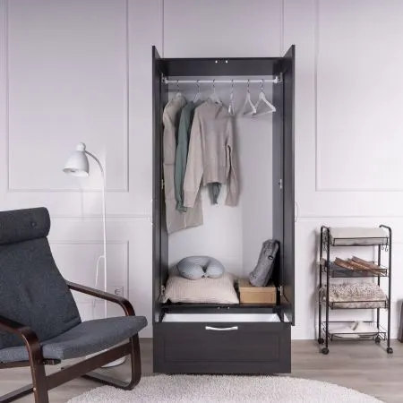 2.02.01.020.5 СИРИУС шкаф комбинированный "2 двери и 1 ящик Дуб Венге RU"