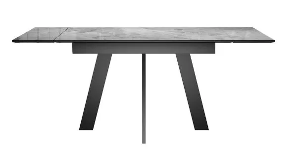 Стол DikLine DKM120 Керамика Italian Grey (глянец серый)/подстолье черное