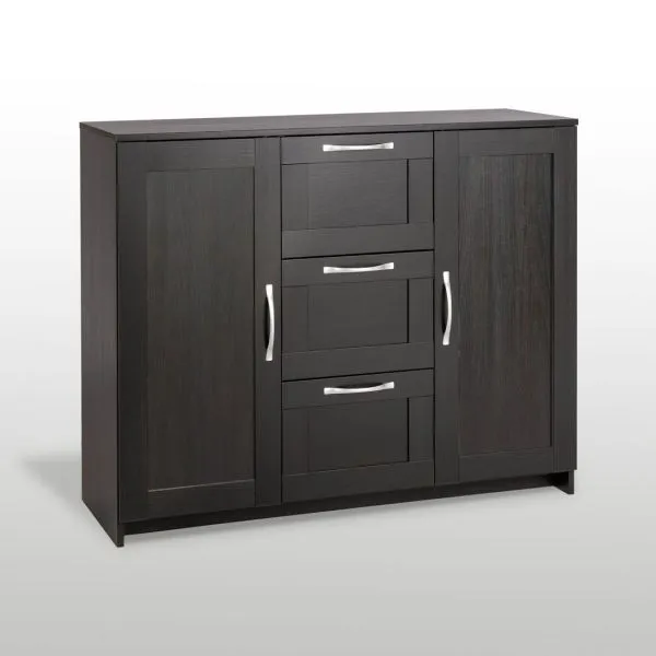 2.02.03.340.5 СИРИУС тумба 2 двери и 3 ящика 117х95 Дуб Венге RU