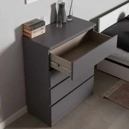 S01064 Варма 4 комод 80х100х40, серый