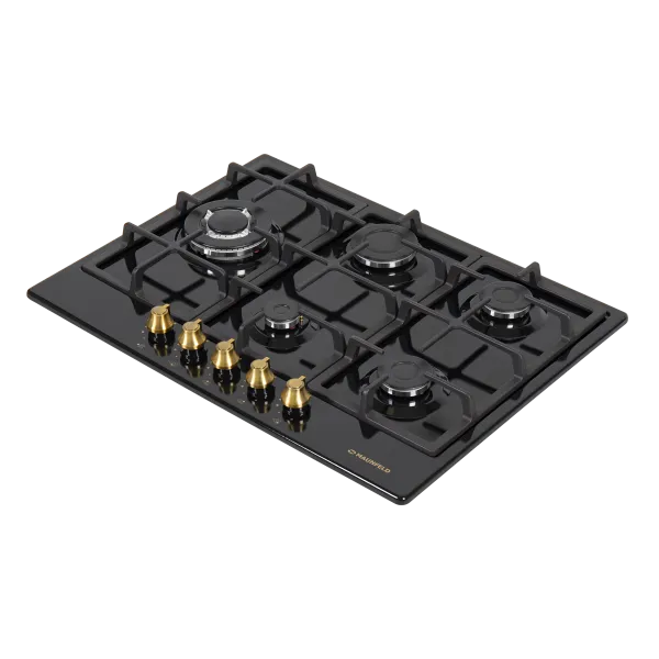 Газовая варочная панель MAUNFELD EGHE.75.33CR\G Черный