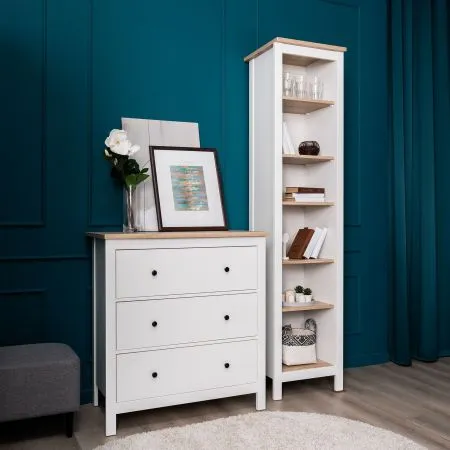 2.08.02.020.14 САГА комод 3 ящика белый/ясень RU