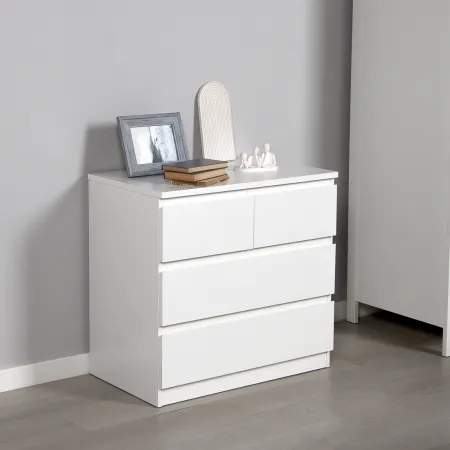 2.05.02.050.1 МАЛЬТА комод 2+2 ящика 80х76 белый RU