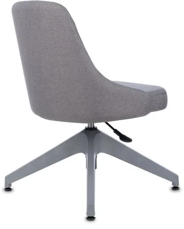 Кресло Бюрократ CH-340GLZ серый 38-404 крестов.4-луч. пластик пластик серый